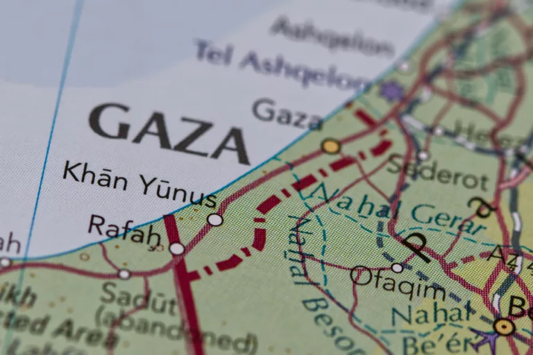 Gaza town of Gaza Strip, Israel