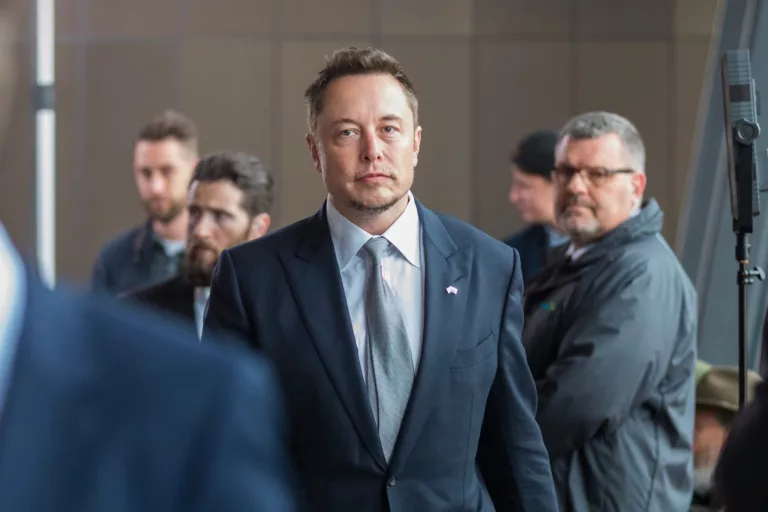 Elon Musk ist Gründer und CEO von Tesla und SpaceX. New York, USA - 4