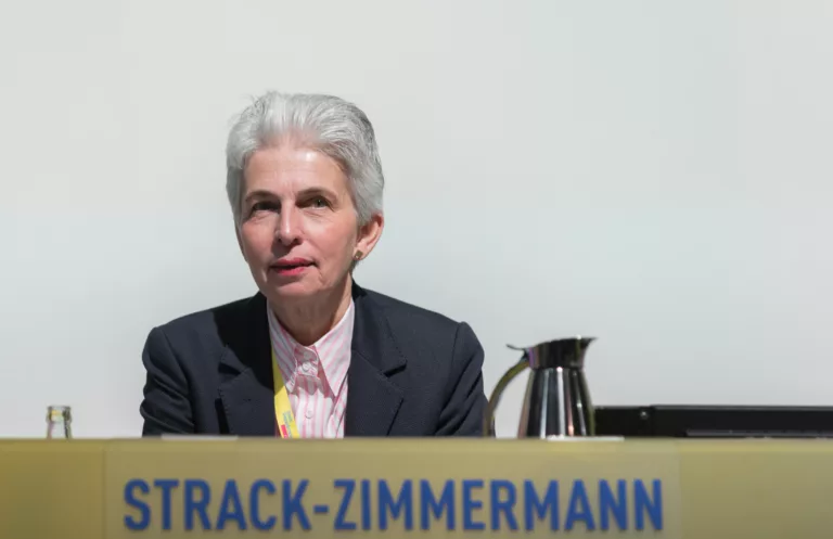 Marie-Agnes Strack-Zimmermann bei einer FDP-Veranstaltung im Jahre 2019