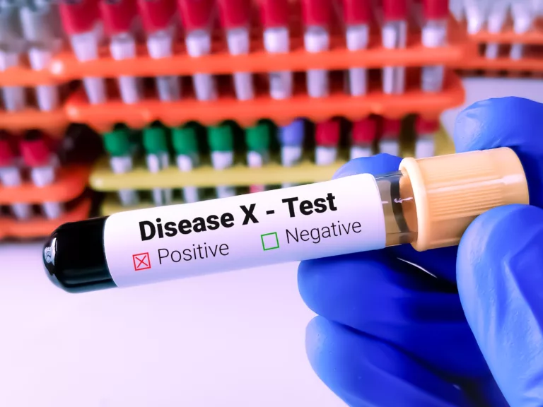 Blutprobe für den Disease-X-Test