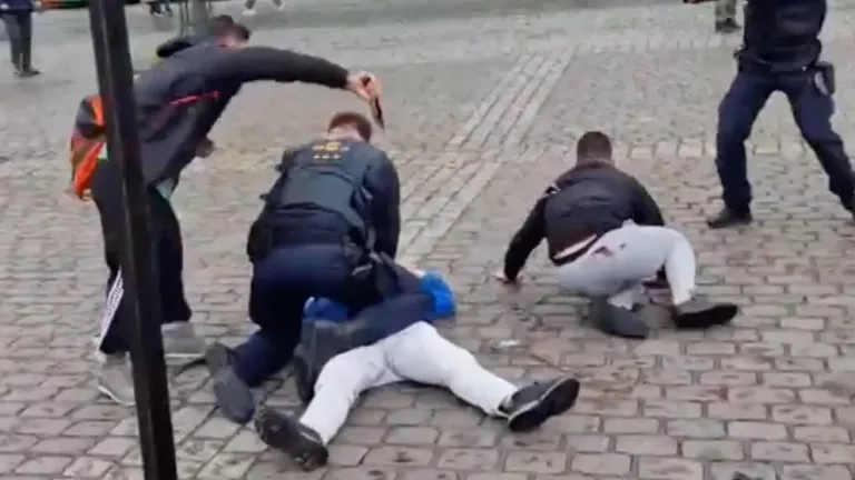 Der Moment des Angriffs auf den Polizisten aus Mannheim