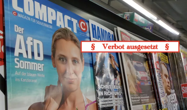 Compact-Verbot ausgesetzt