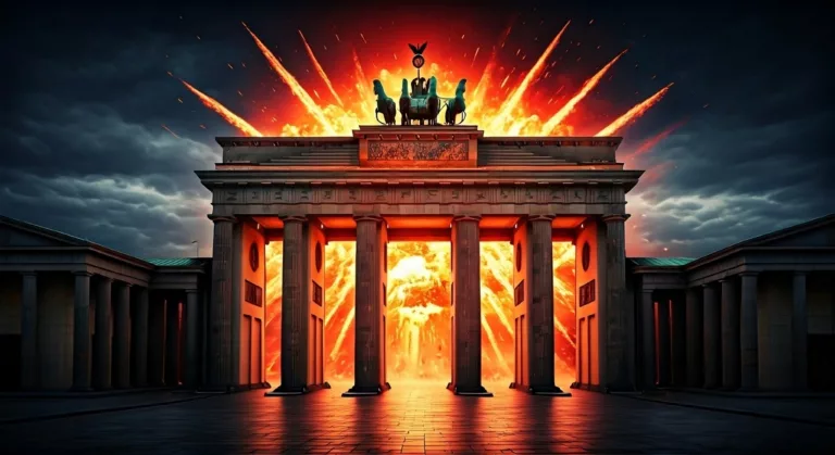 Symbolbild Explosion am Brandenburger Tor