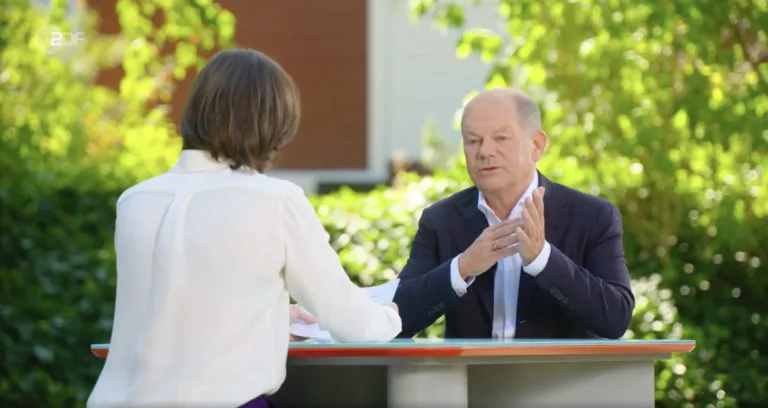 ZDF-Sommerinterview mit Olaf Scholz