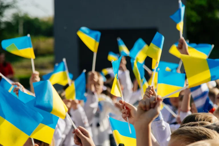 Ukraine Flaggenmeer