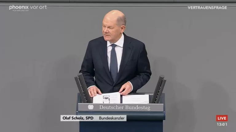 Scholz im Bundestag