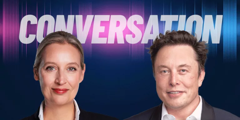 Alice Weidel und Elon Musk