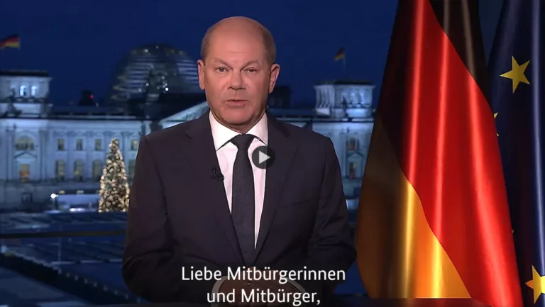 Neujahrsansprache von Olaf Scholz