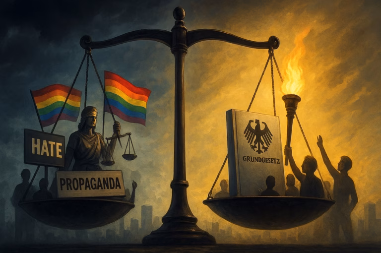 Ein Land zwischen Regenbogen und Verfassun