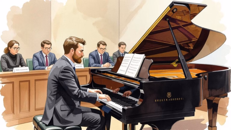 Piano vor Gericht