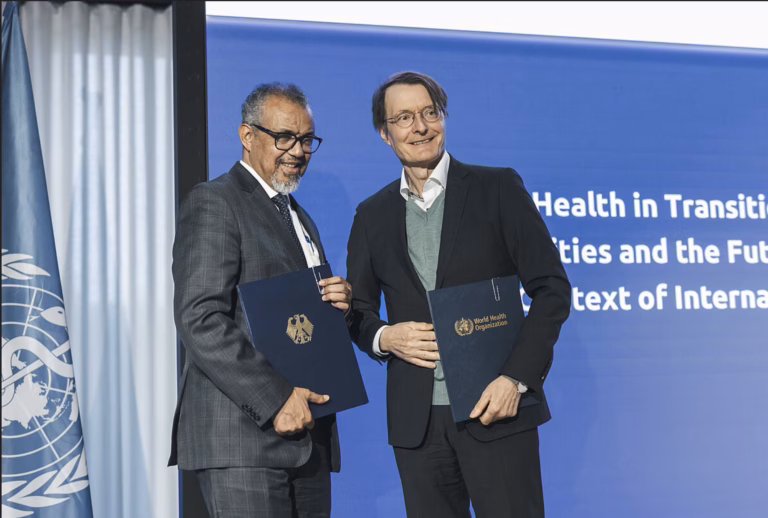 WHO-Generaldirektor Tedros Adhanom Ghebreyesus & Karl Lauterbach