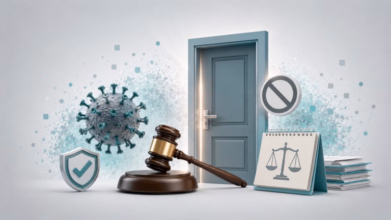 Zwischen Corona-Auflagen und Justiz