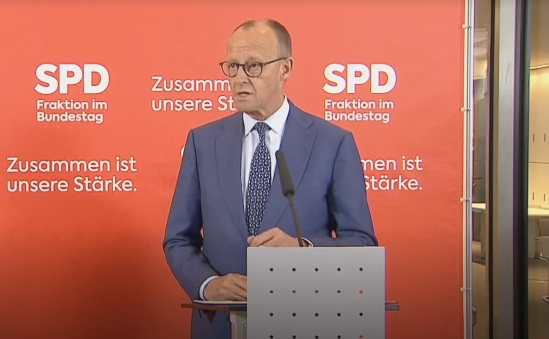 Merz bei SPD-Fraktion