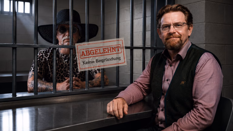 Verwährter Besuch hinter Gittern