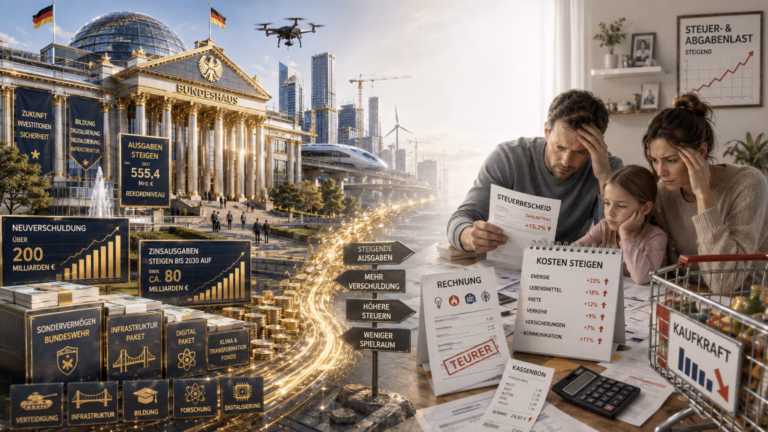 Rekordausgaben, Rekordschulden – und die Bürger zahlen