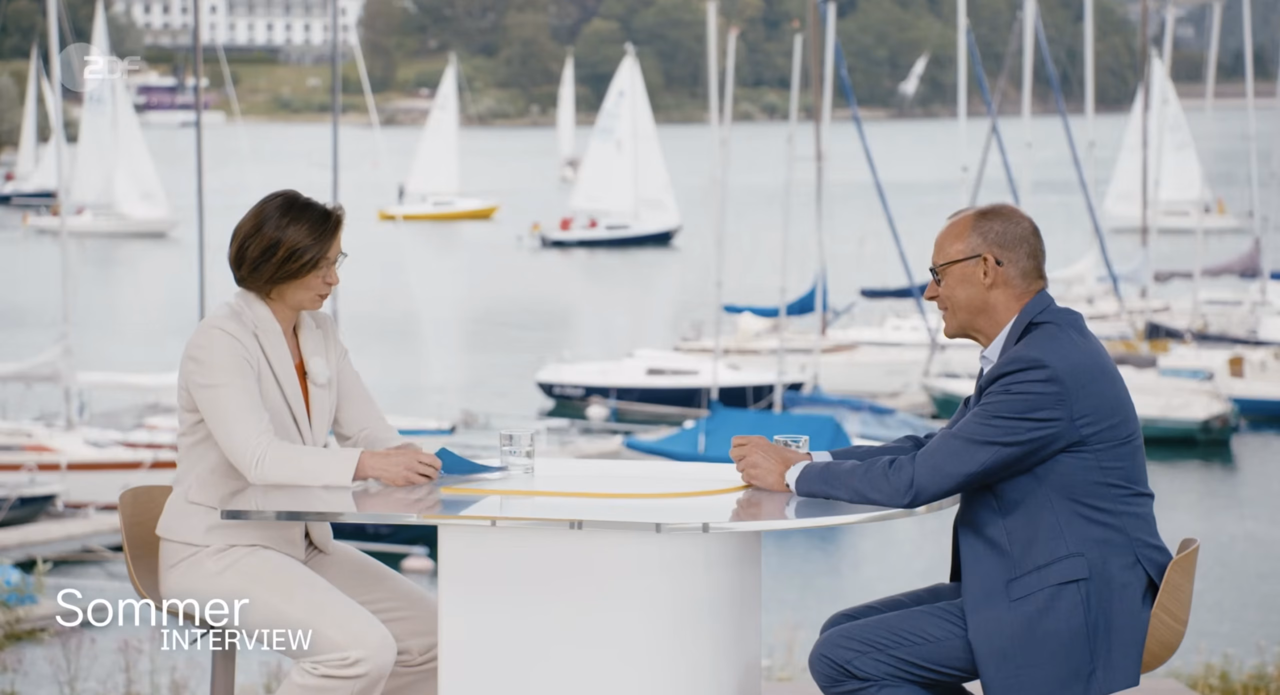 ZDF Sommerinterview mit Friedrich Merz