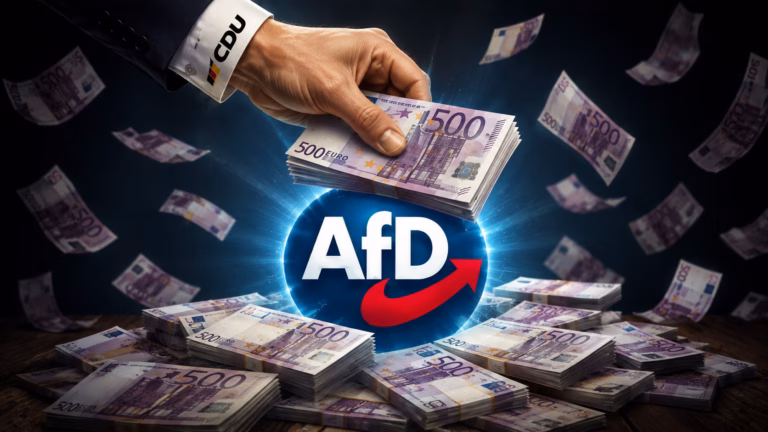 Der CDU-Geldsegen an die AfD