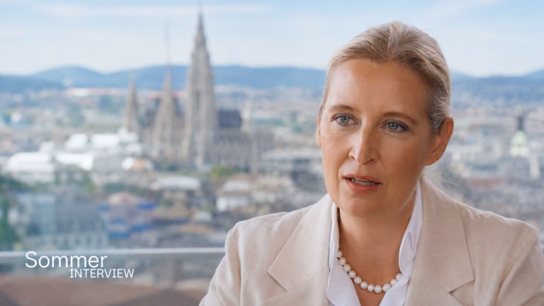 Alice Weidel im ZDF Sommerinterview