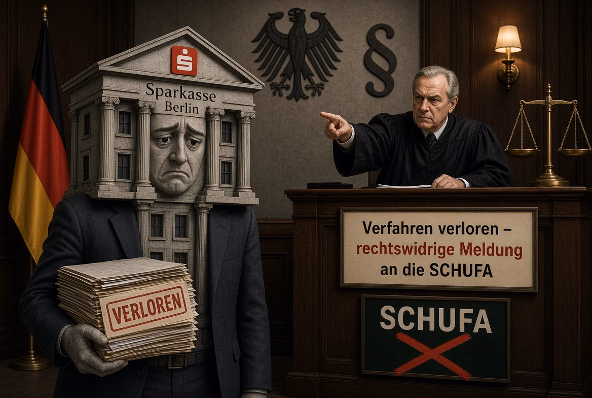 Sparkasse Berlin verliert gegen Markus Haintz